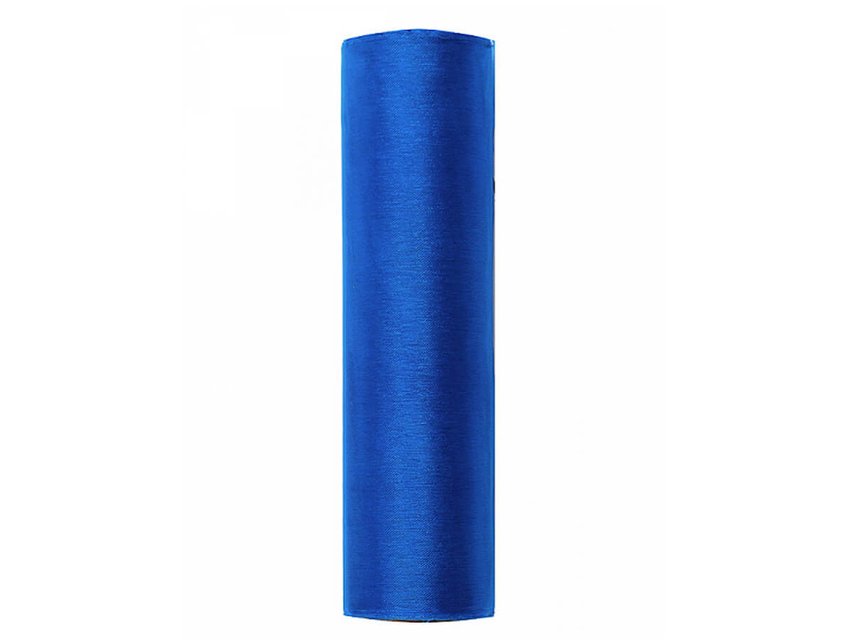 Organza gładka c. turkus 0,16x9m ORP16-083C PartyDeco
